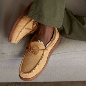 Minnetonka BNIB Tyson Traditional Trapper Slippers - Cinnamon - Men's Size 11